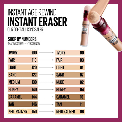 Maybelline Instant Age Rewind Concealer Ivory 00 Each