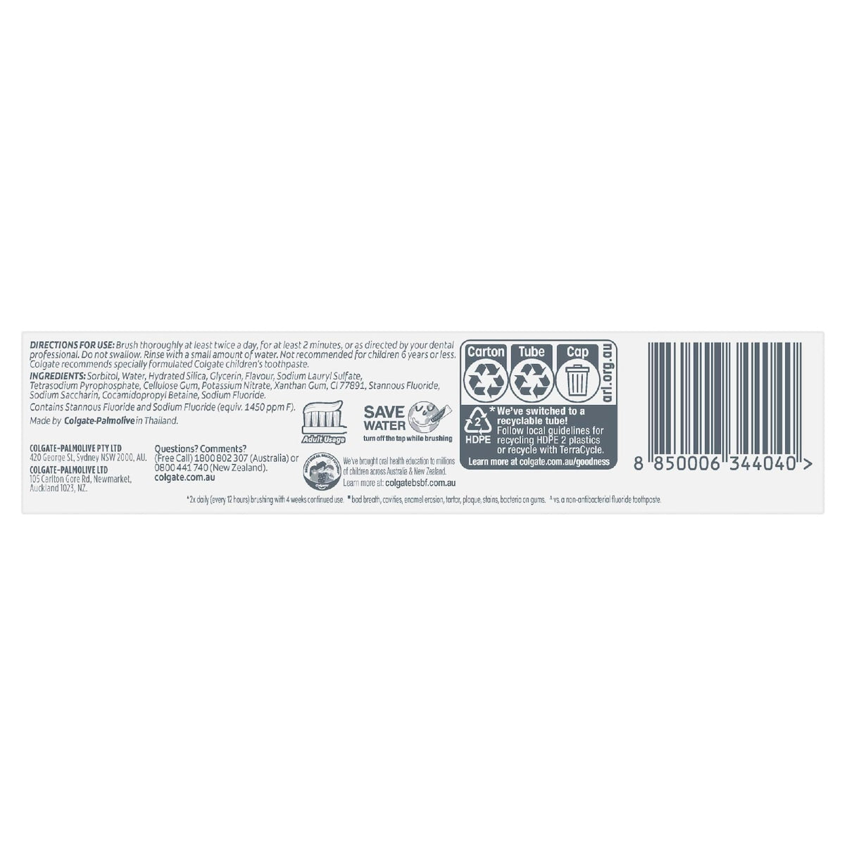 Colgate Total Active Prevention Original Toothpaste 115g