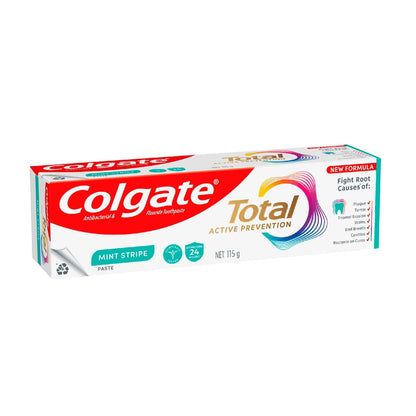 Colgate Antibacterial Toothpaste Total Mint Stripe Gel 115g