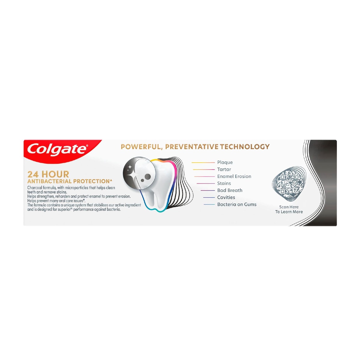 Colgate Total Active Prevention Deep Clean With Charcoal Toothpaste 115g