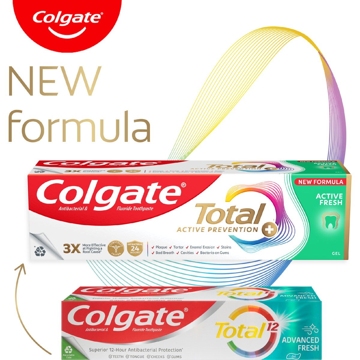 Colgate Antibacterial Toothpaste Total Advanced Fresh Gel 200g