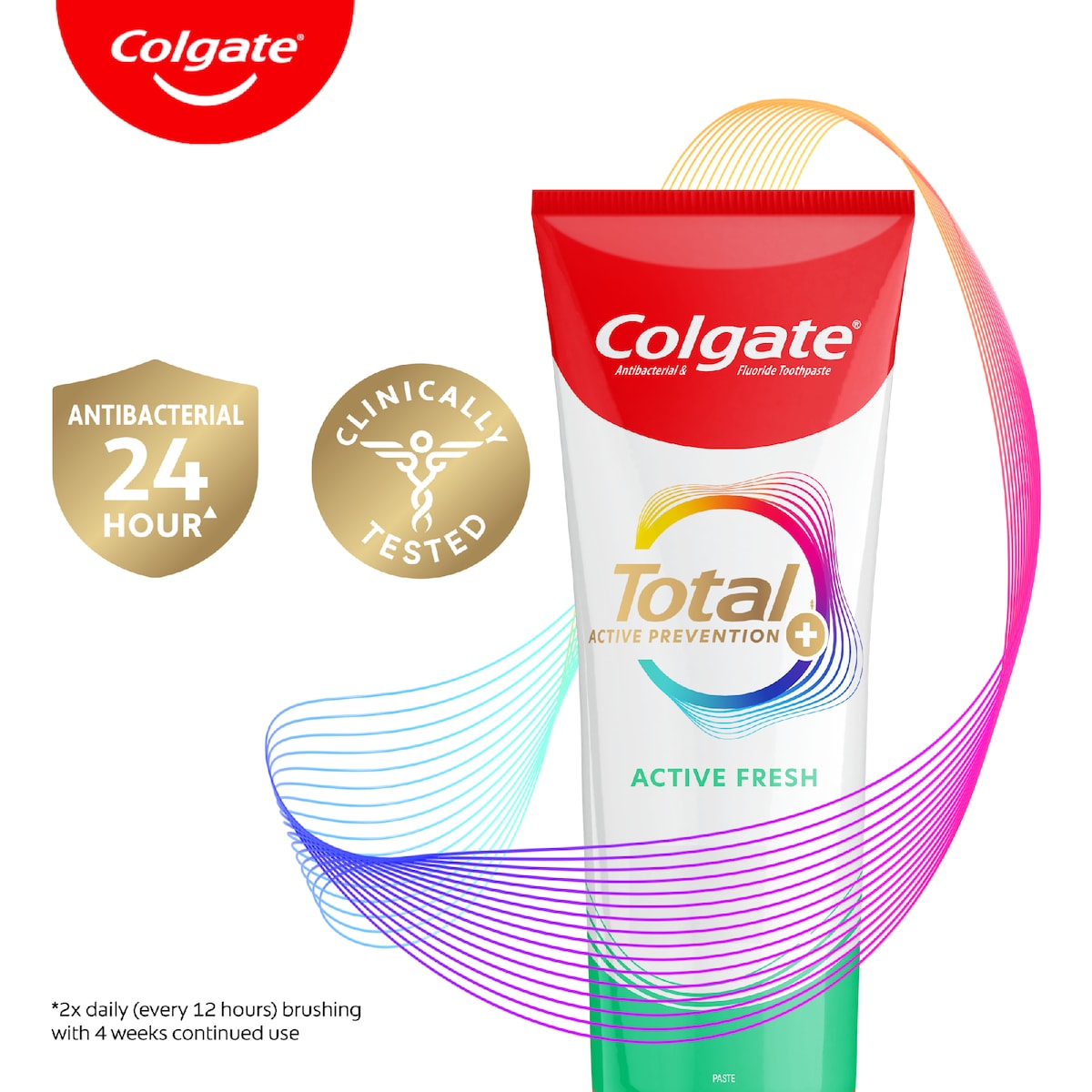 Colgate Total Active Prevention Active Fresh Toothpaste 200g