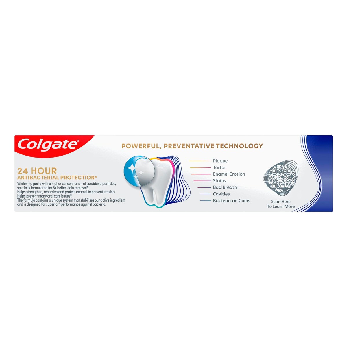 Colgate Antibacterial Toothpaste Total Advanced Whitening 200g