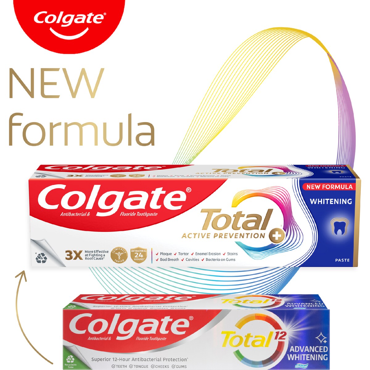 Colgate Antibacterial Toothpaste Total Advanced Whitening 200g