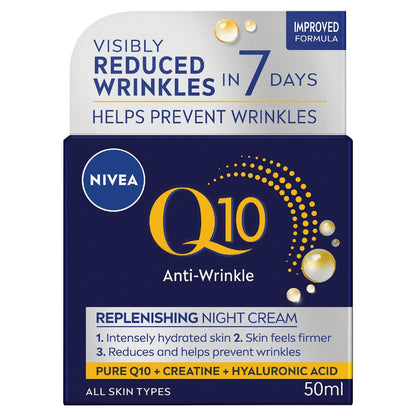 Nivea Q10 Anti Wrinkle Night Cream 50ml