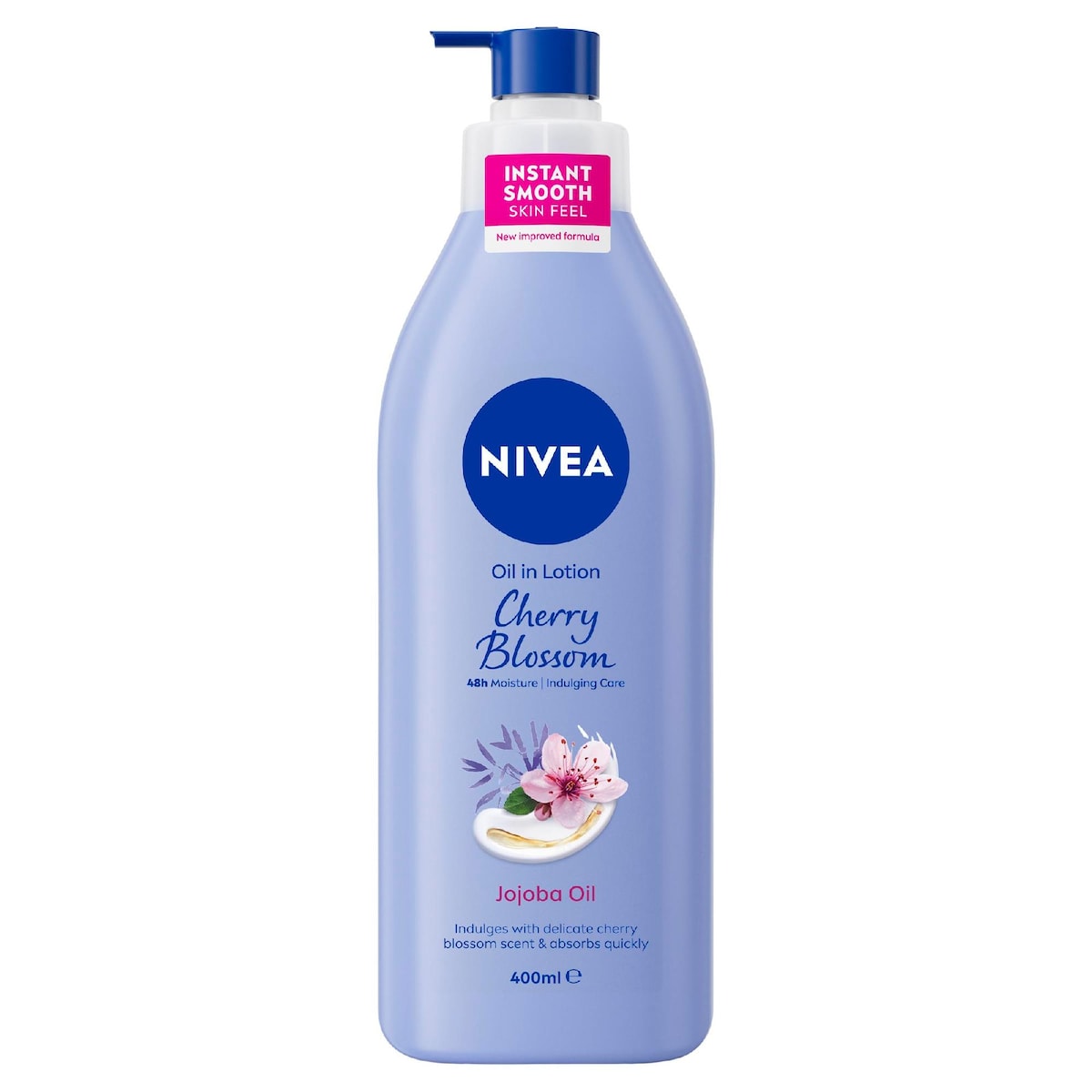 Nivea Cherry Blossom & Jojoba Oil Body Lotion 48hr Moisture 400ml