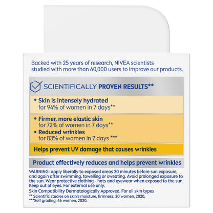 Nivea Q10 Anti Wrinkle Day Cream Moisturiser Spf 30 50ml