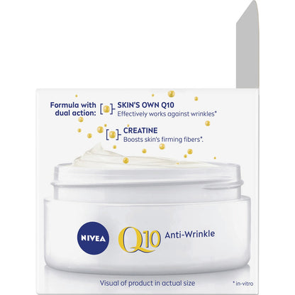 Nivea Q10 Anti Wrinkle Day Cream Anti Ageing Moisturiser Spf30 50ml