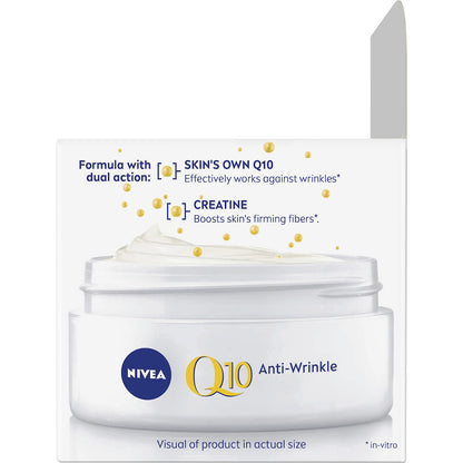 Nivea Q10 Anti Wrinkle Day Cream Moisturiser Spf 30 50ml