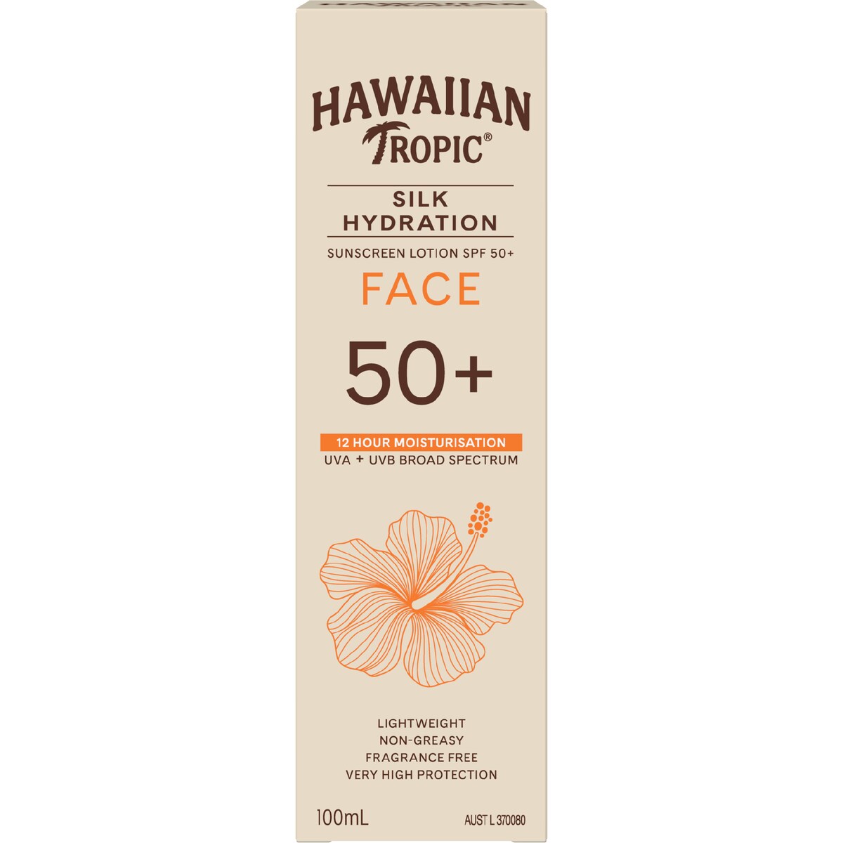 Hawaiian Tropic Silk Hydration Face Spf50+ 100ml