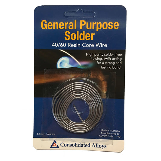 Consolidated Alloys Resin Core Solder Hobby Pack - 16g