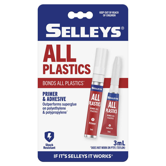 Selleys All Plastics Glue - 3ml