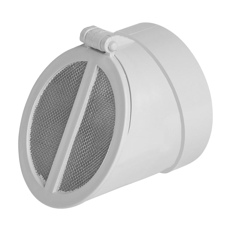 Rain Harvesting F Vented Screen Flap Valve 90mm Grey