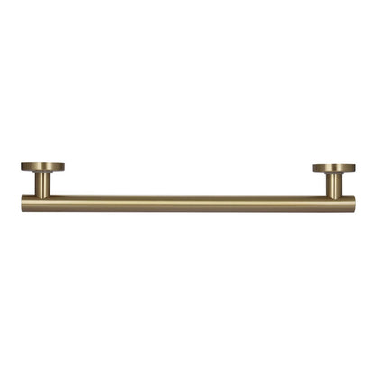Evekare Towel Rail with Grab Rail - 600mm - Brushed Brass