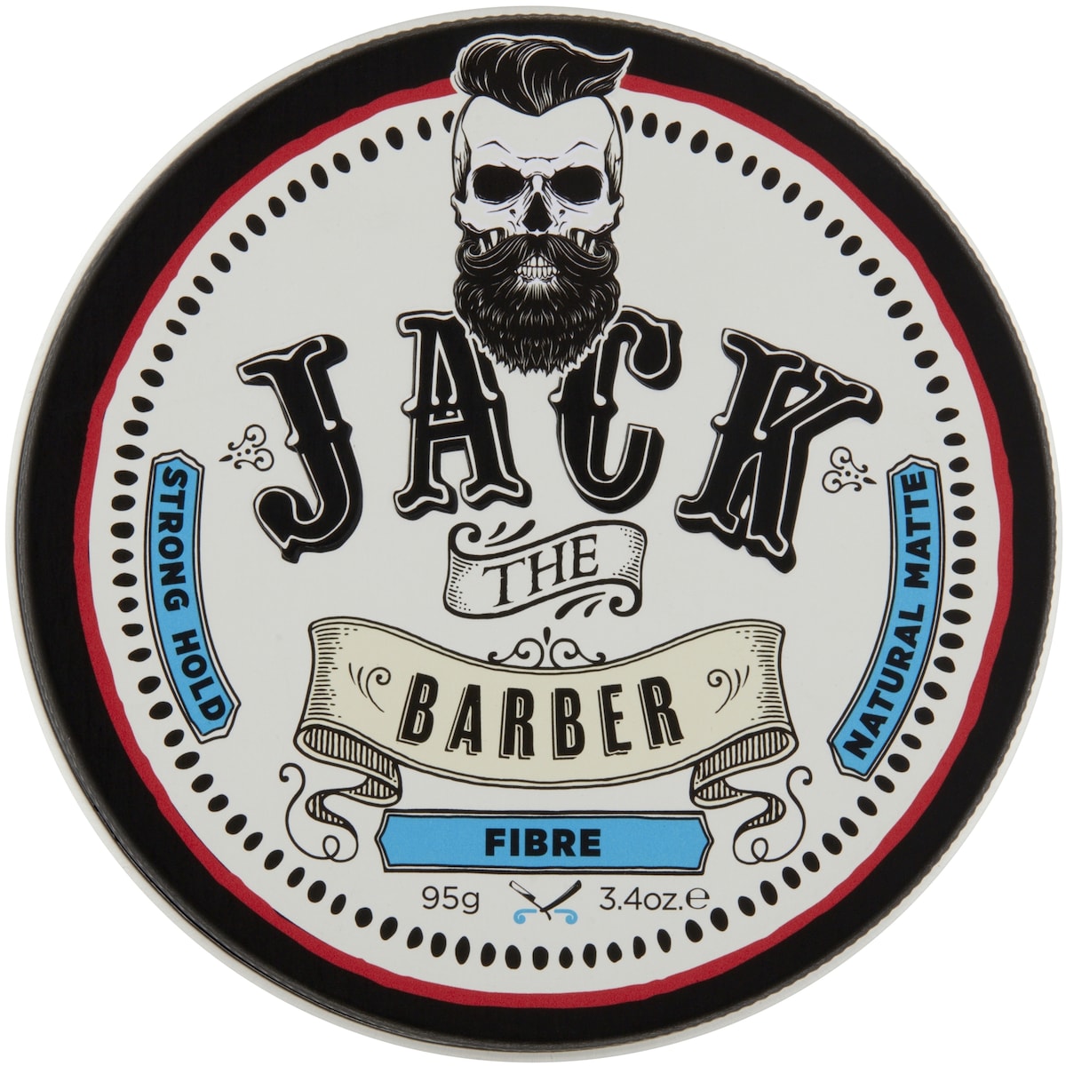Jack The Barber Fibre Mens Hair Styler Strong Hold Matte Finish 95g