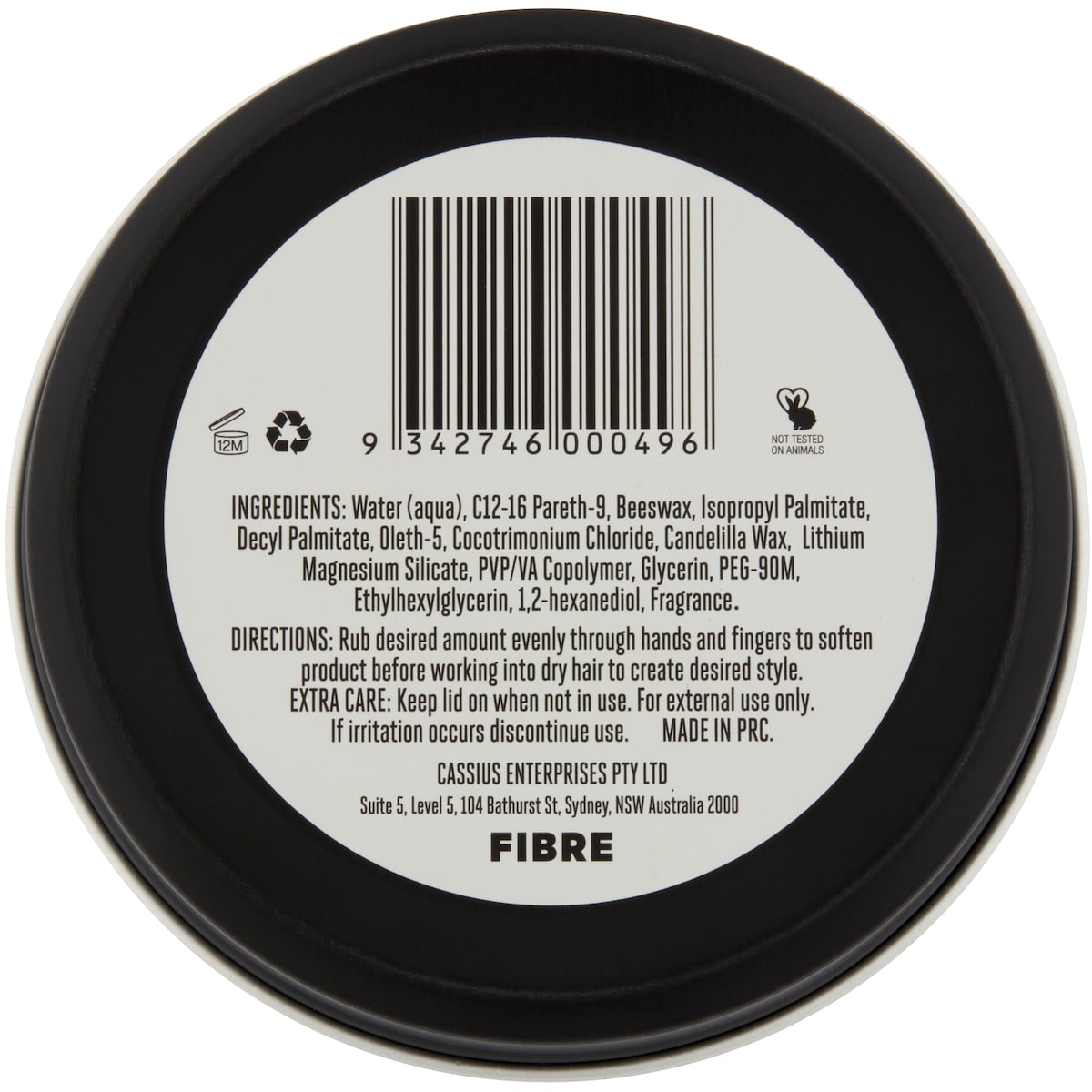 Jack The Barber Fibre Mens Hair Styler Strong Hold Matte Finish 95g