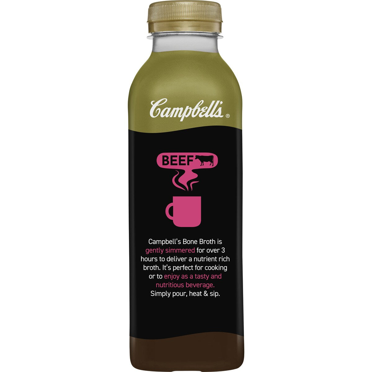 Campbells Bone Broth Beef Beef 500mL