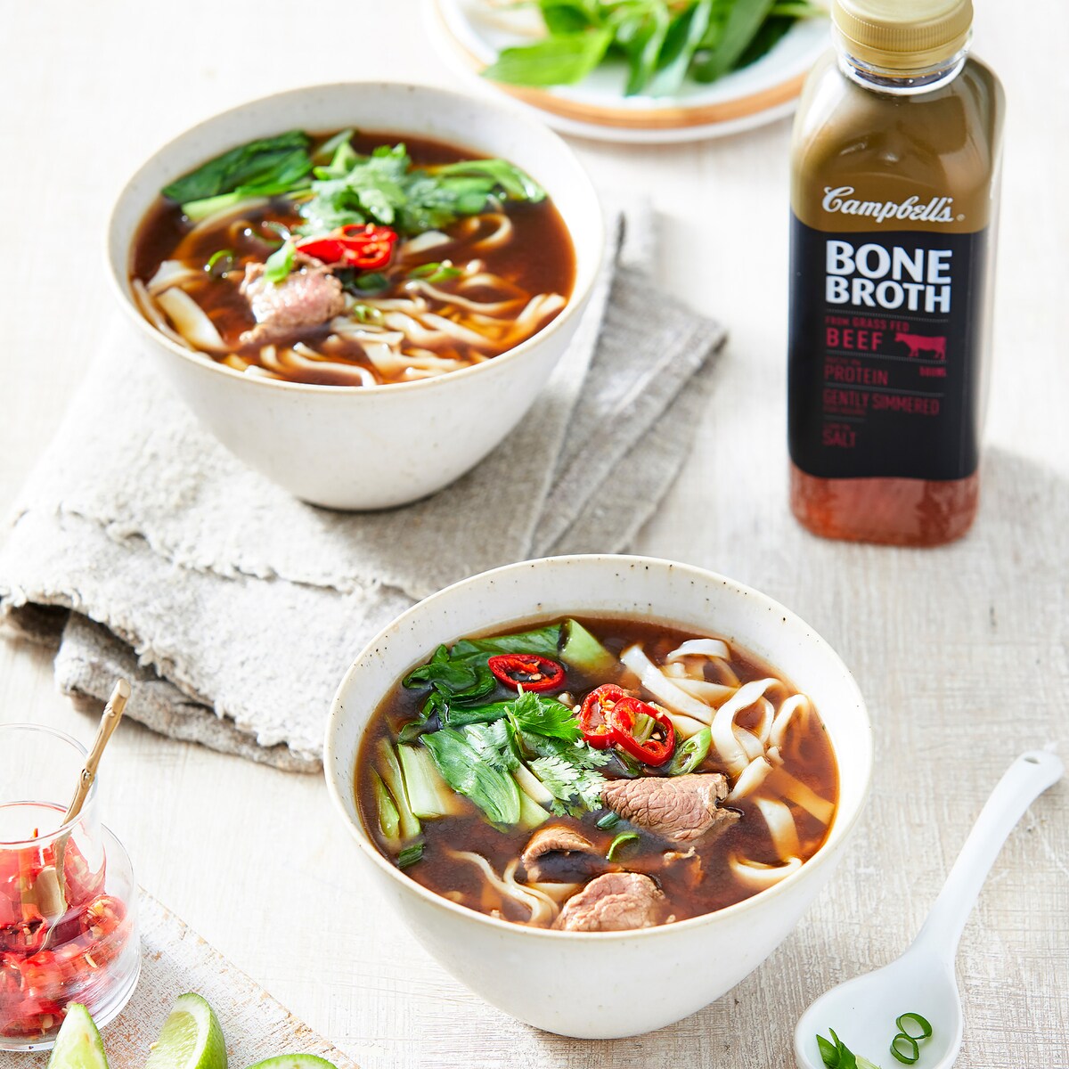 Campbells Bone Broth Beef Beef 500mL