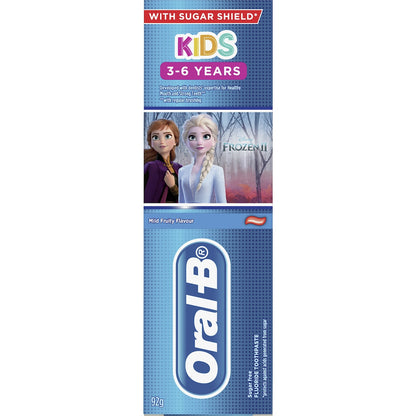 Oral-b Kids Frozen 3+ Years Mild Fresh Fruity Toothpaste 92g