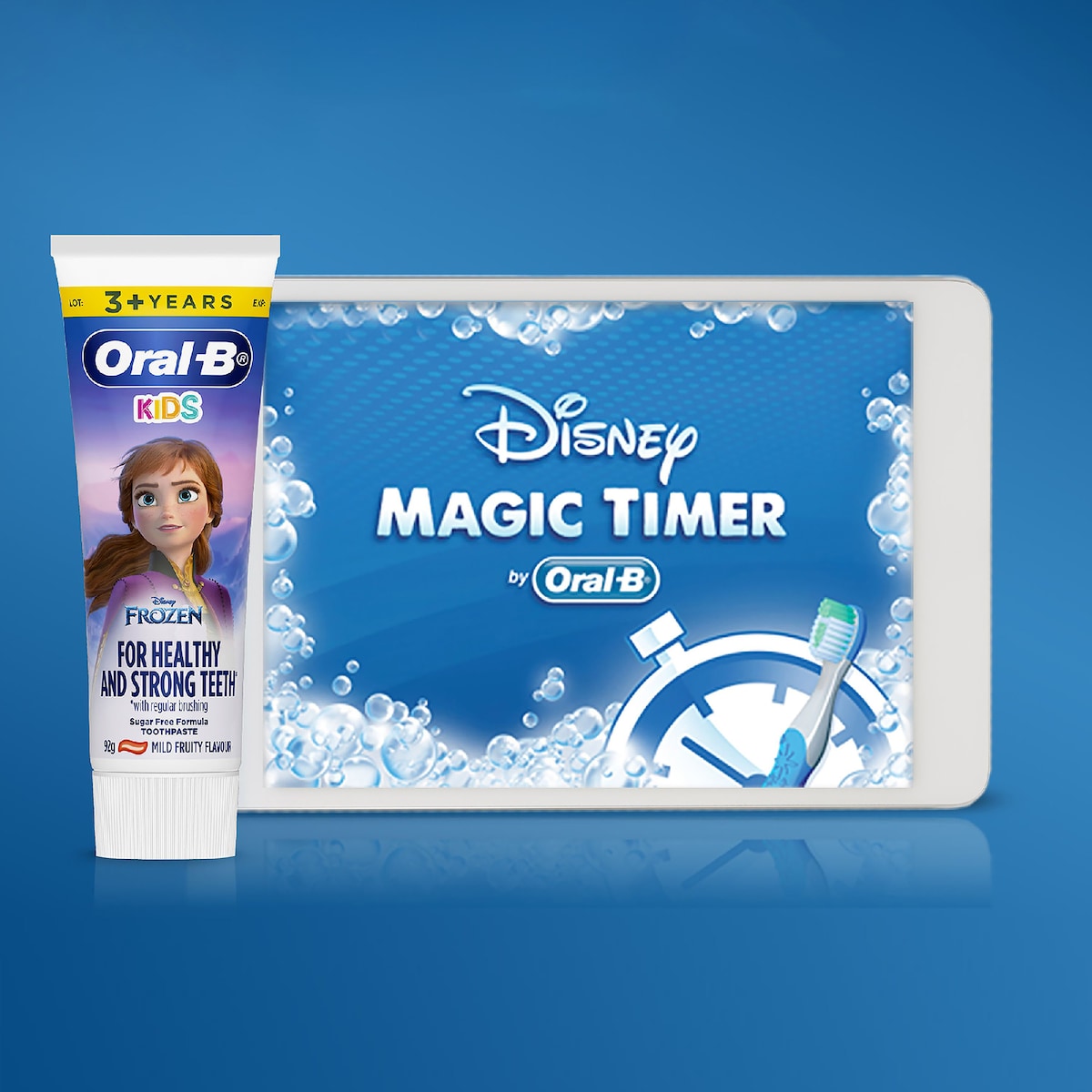 Oral-b Kids Frozen 3+ Years Mild Fresh Fruity Toothpaste 92g