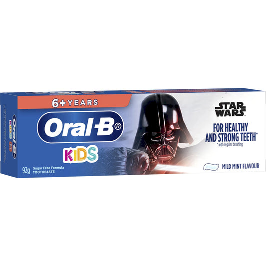 Oral-b Kids Star Wars 6+ Years Mild Mint Toothpaste 92g