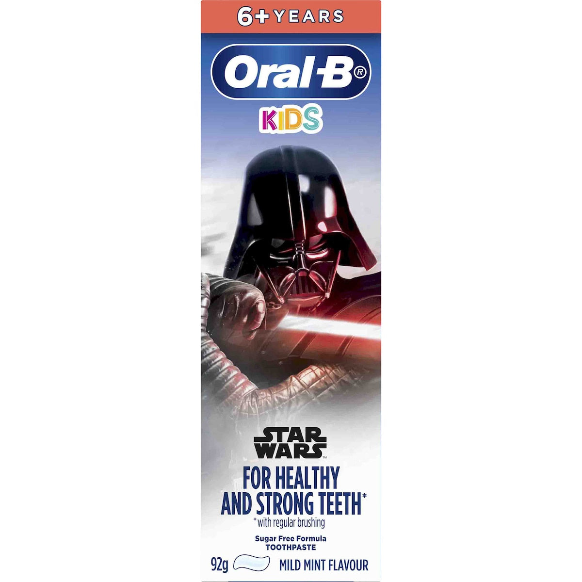 Oral-b Kids Star Wars 6+ Years Mild Fresh Mint Toothpaste 92g