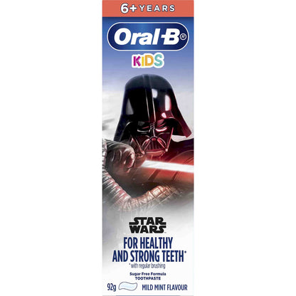 Oral-b Kids Star Wars 6+ Years Mild Fresh Mint Toothpaste 92g