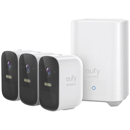 eufy 2C Three Camera Pack With Pan And Tilt Camera EUFY2C32KPTBND