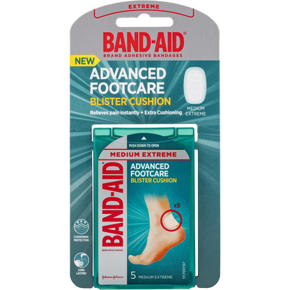 Band-aid Footcare Blister Cushion Medium 5 Pack