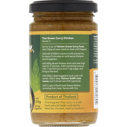 Valcom Thai Green Curry Paste 210g