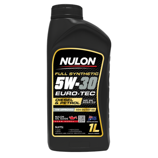 Nulon Full Synthetic Euro Tec Engine Oil - 5W-30 - 1L