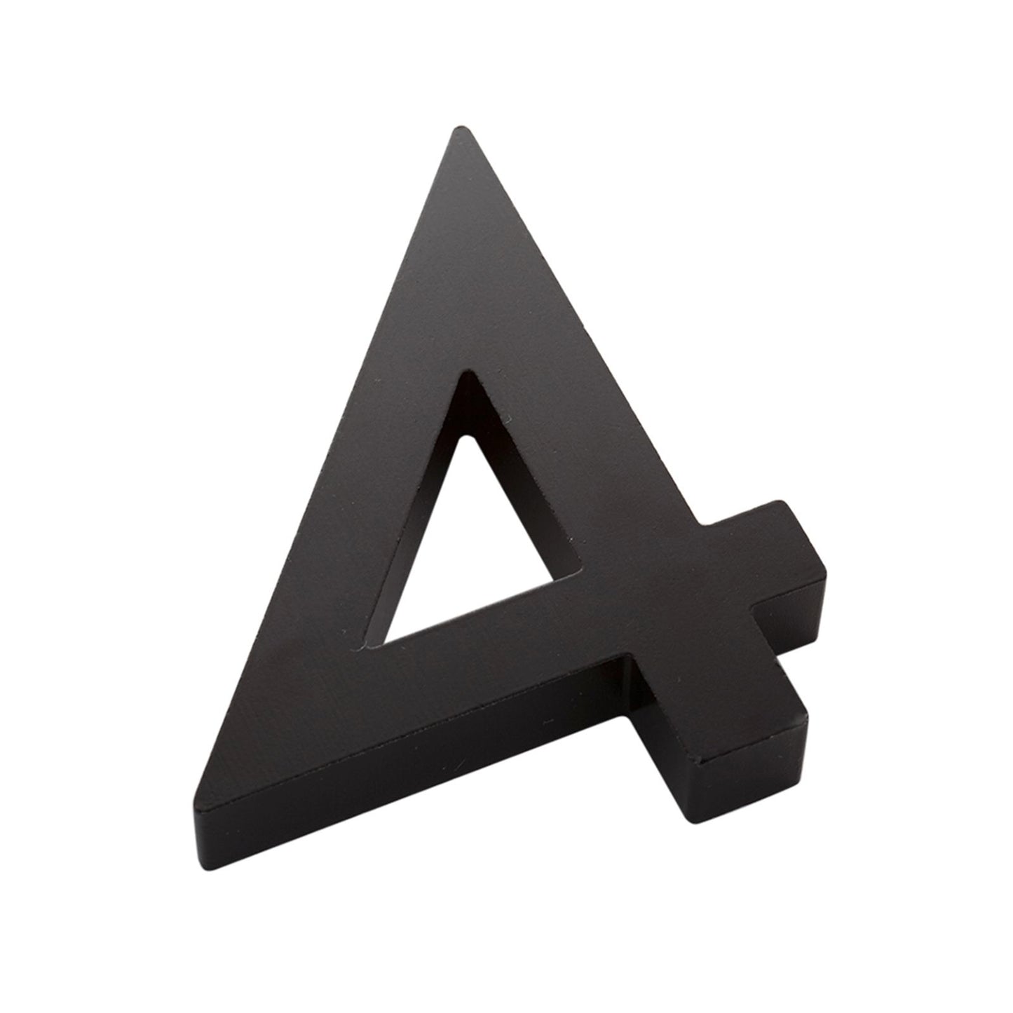 Sandleford House Number 4 - 100mm - Black