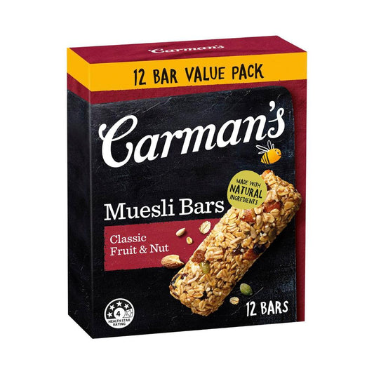 Carman's assic Muesli Bars 12 Pack - 540g