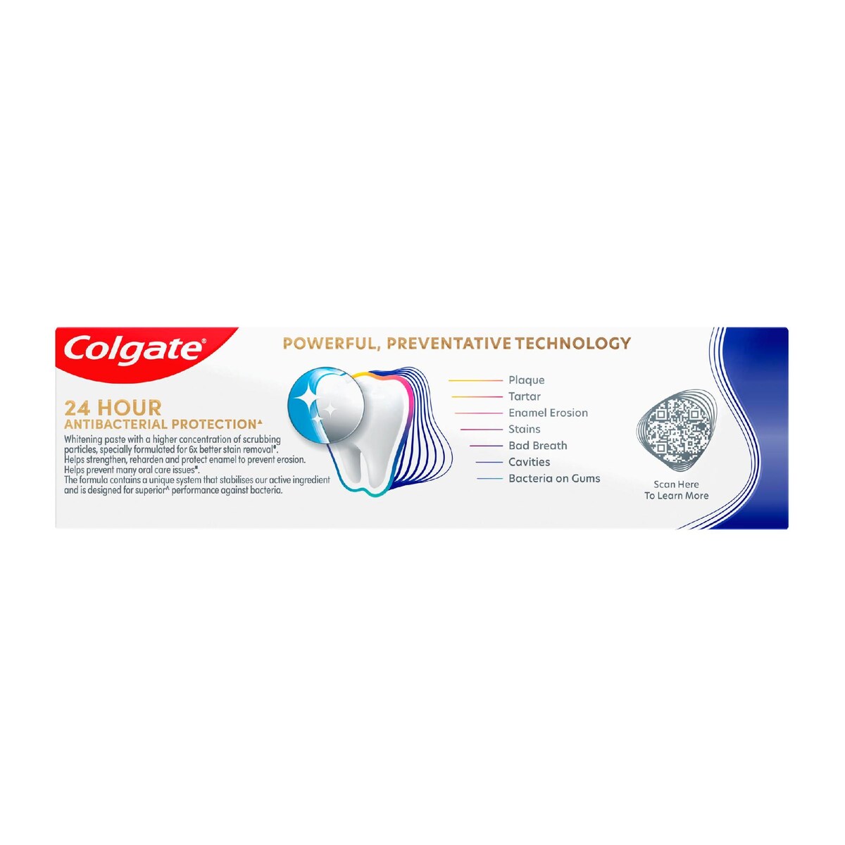Colgate Antibacterial Toothpaste Total Advanced Whitening 115g