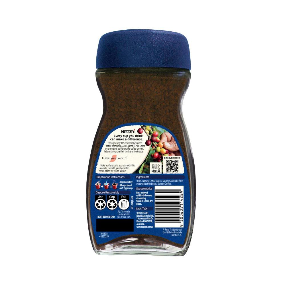 Nescafe Blend 43 Mild Roast Instant Coffee - 150g