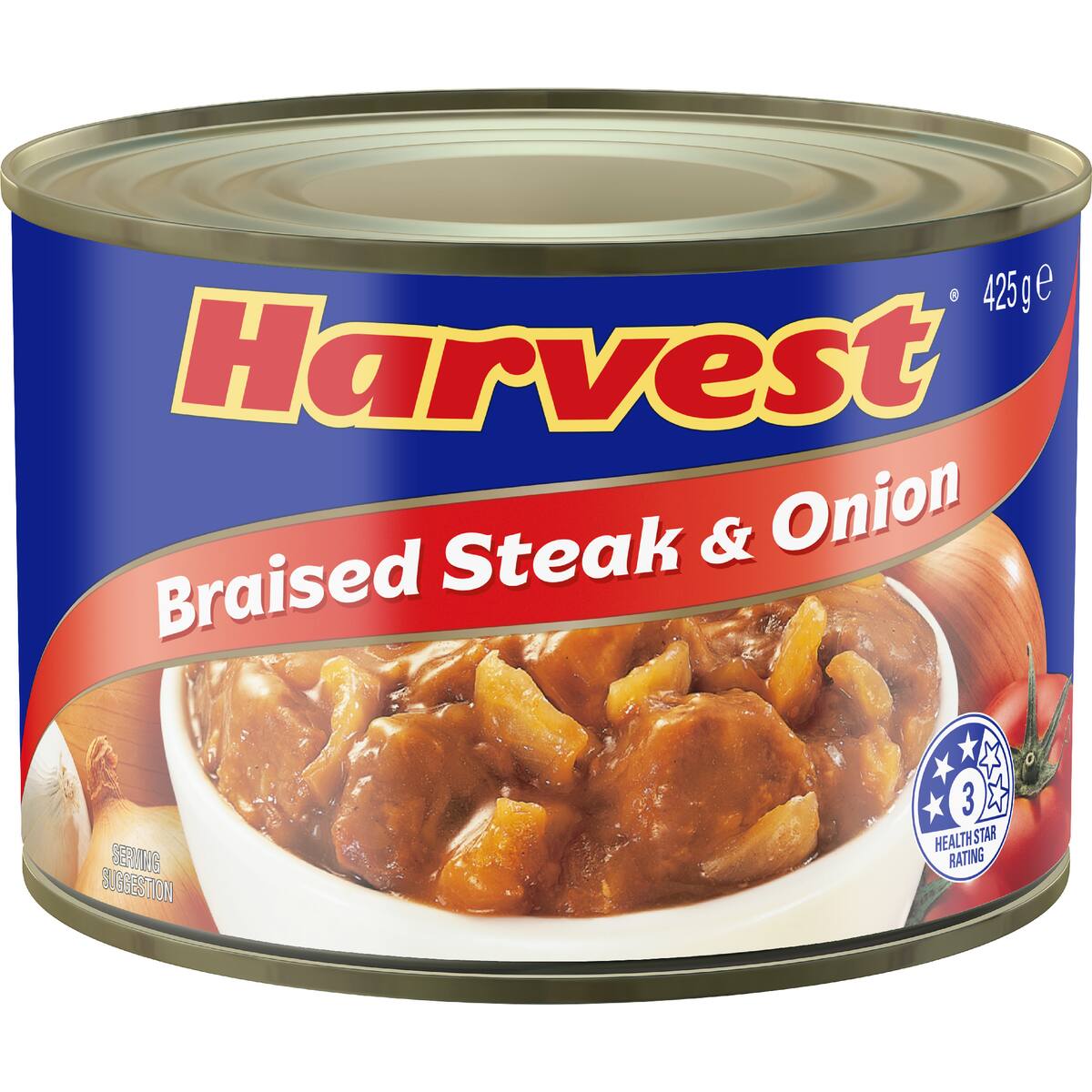 Harvest Beef Braised Steak & Onion 425g
