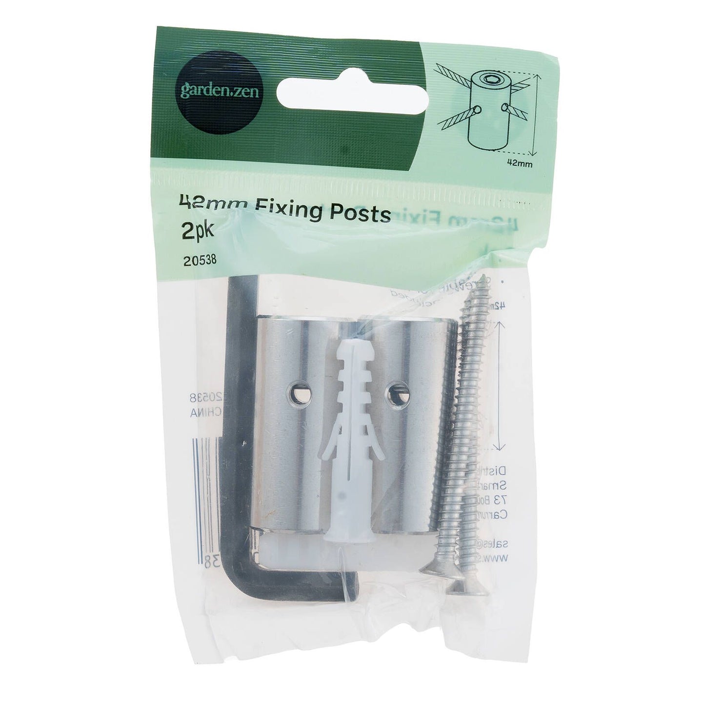 Garden Zen 42mm Fixing Posts - 2 Pack