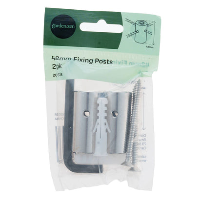 Garden Zen 42mm Fixing Posts - 2 Pack