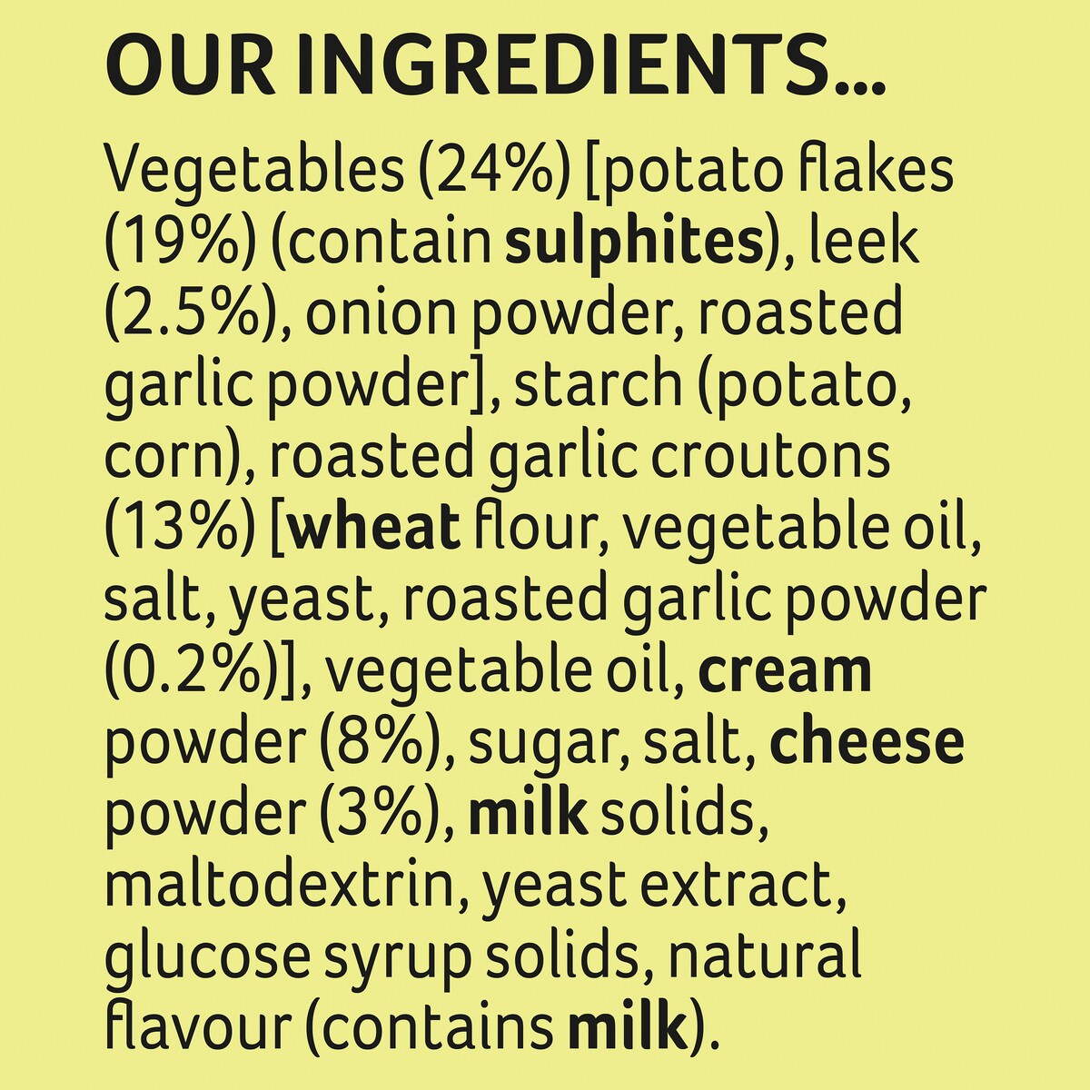 Continental Soup Sensations Farmhouse Potato & Leek Serves 2 60g