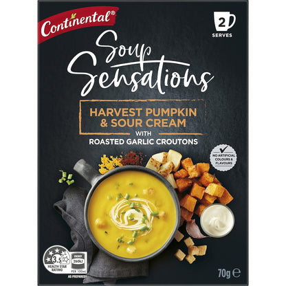 Continental Soup Sensations Harvest Pumpkin & Sour Cream 70g