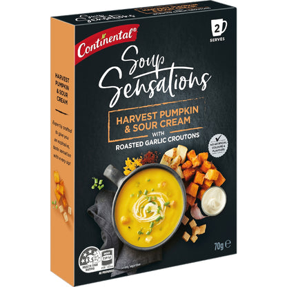 Continental Soup Sensations Harvest Pumpkin & Sour Cream 70g
