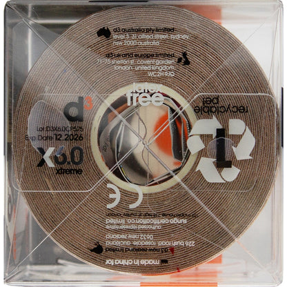 D3 X6.0 Waterproof Kinesiology Tape 6m Each