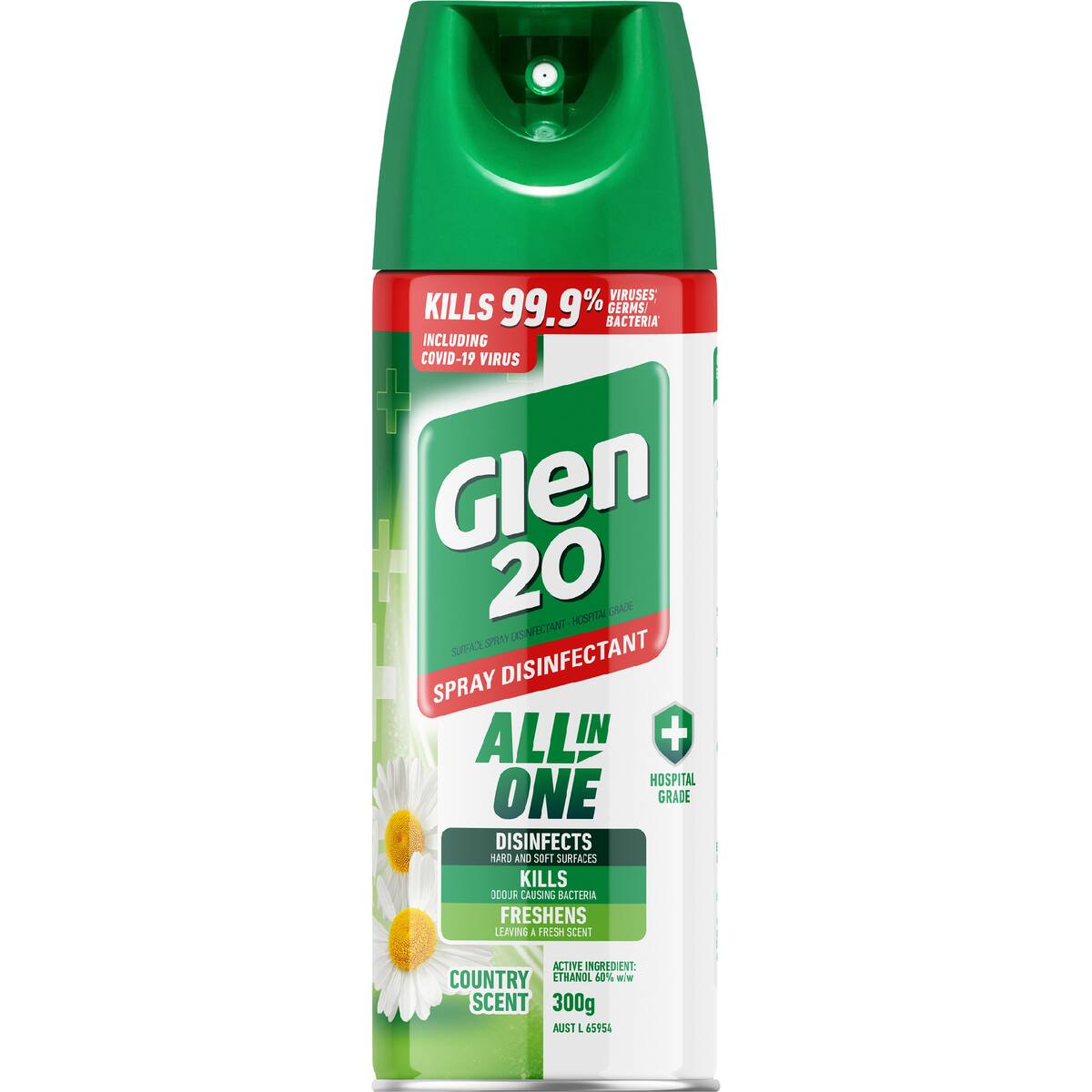 Glen 20 All In One Country Scent Disinfectant Spray 300g