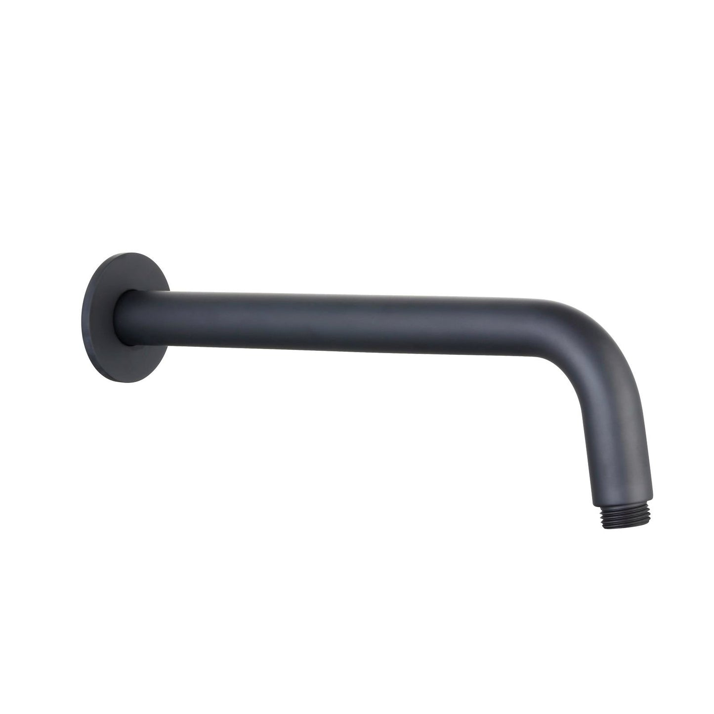 Mondella 300mm Horizontal Shower Arm Matte Black, Brass Construction, Suits All Standard Shower Heads