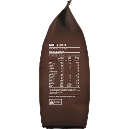 Sunrice Australian Brown Rice Medium Grain 2kg