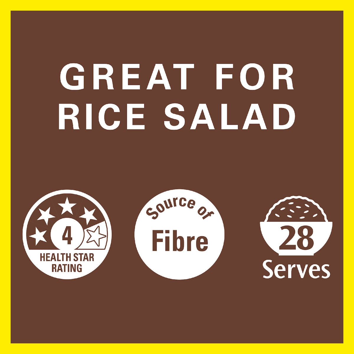 Sunrice Australian Brown Rice Medium Grain 2kg