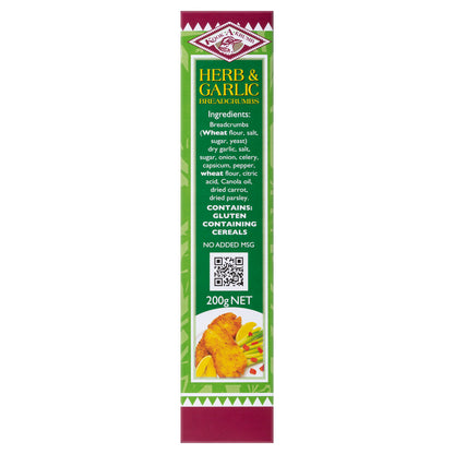 Kook 'A' Crumb Herb & Garlic Bread Crumbs - 200g