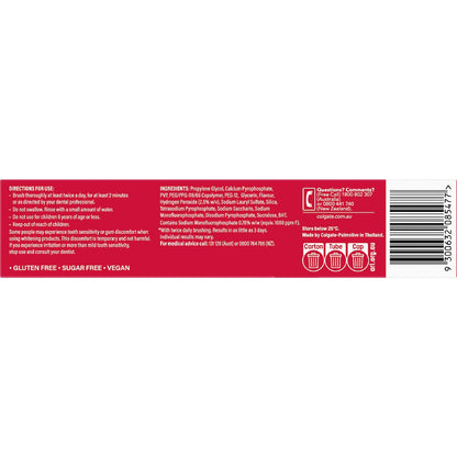 Colgate Teeth Whitening Toothpaste Optic White Luminous Express 125g