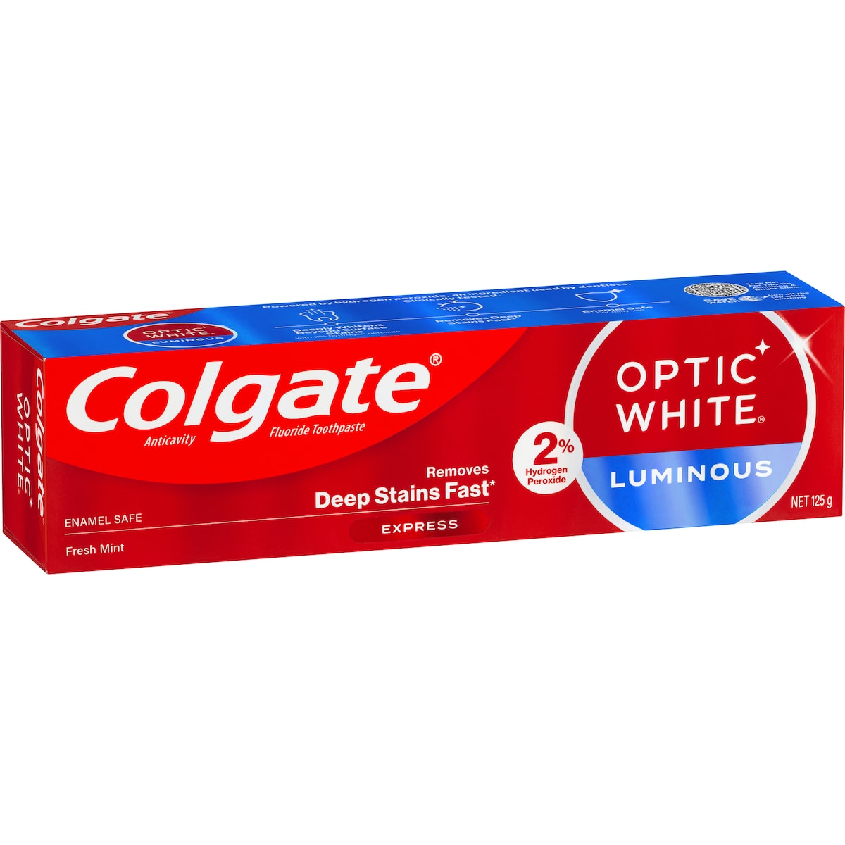 Colgate Teeth Whitening Toothpaste Optic White Luminous Express 125g