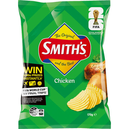 Smiths Crinkle Cut Potato Chips Chicken 170g
